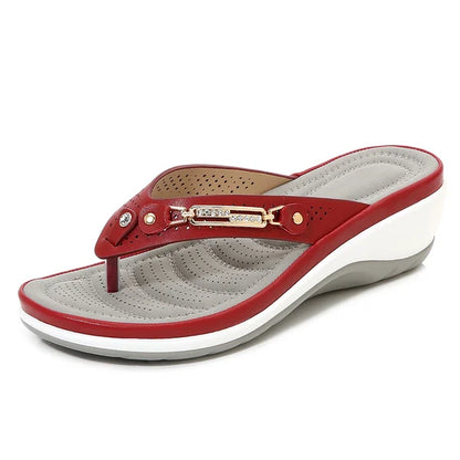 Astrid™ | Tongs Rembourrées Élégantes