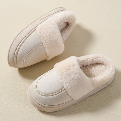 Chaussons en peluche confortables pour femmes