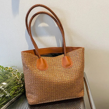 Sac fourre-tout en fibre naturelle