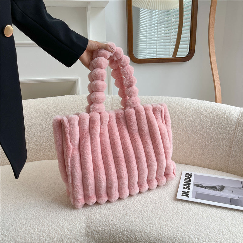 Sac fourre-tout en peluche