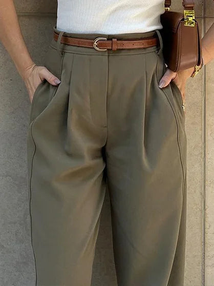 Bethany™ | Pantalon Élégant à Pinces