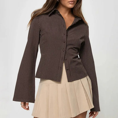 Océane Dubois® | Blouse rétro élégante pour femme