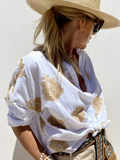 Océane Dubois® | Blouse bohème chic style Ibiza