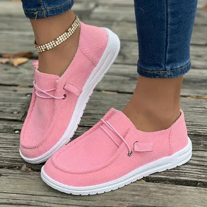 Mocassins en Toile Élégants Confort Femmes