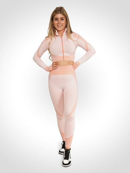 Chelsea - Sport Set Met Ritssluiting En Hoge Taille Legging
