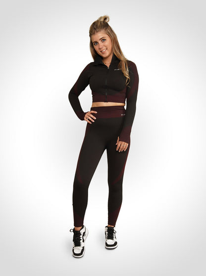 Chelsea - Sport Set Met Ritssluiting En Hoge Taille Legging