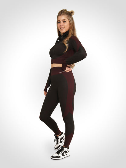 Chelsea - Sport Set Met Ritssluiting En Hoge Taille Legging