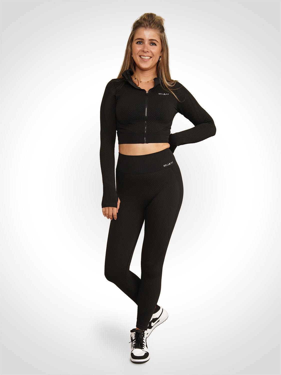 Chelsea - Sport Set Met Ritssluiting En Hoge Taille Legging