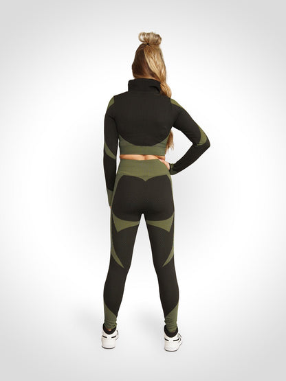 Chelsea - Sport Set Met Ritssluiting En Hoge Taille Legging