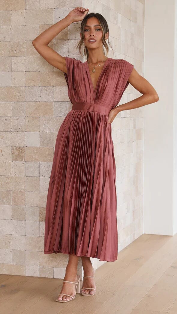 Solenne™ - Robe Midi Élégante