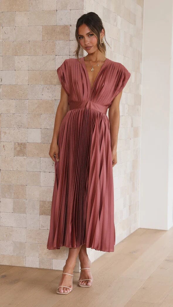 Solenne™ - Robe Midi Élégante