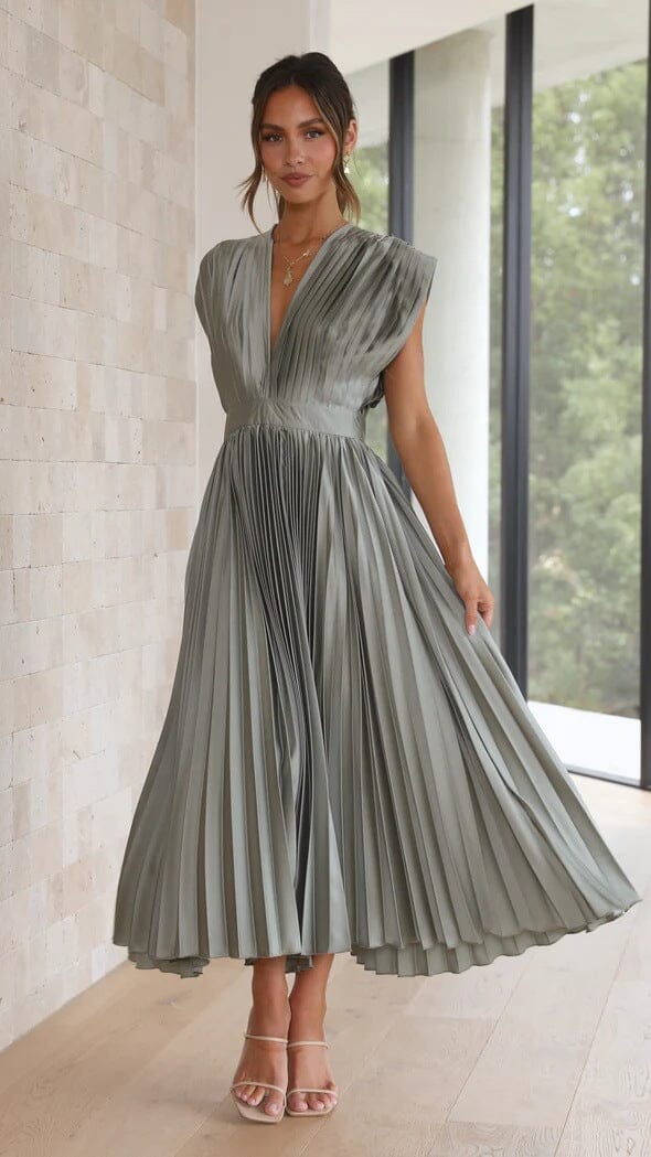 Solenne™ - Robe Midi Élégante
