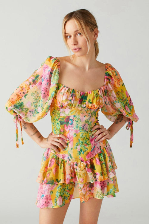 Pauline Laurent® | Mini-robe dégradée avec épissure