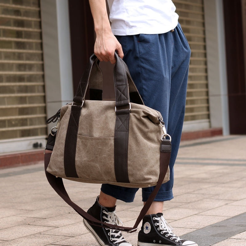 Sac de voyage rétro homme