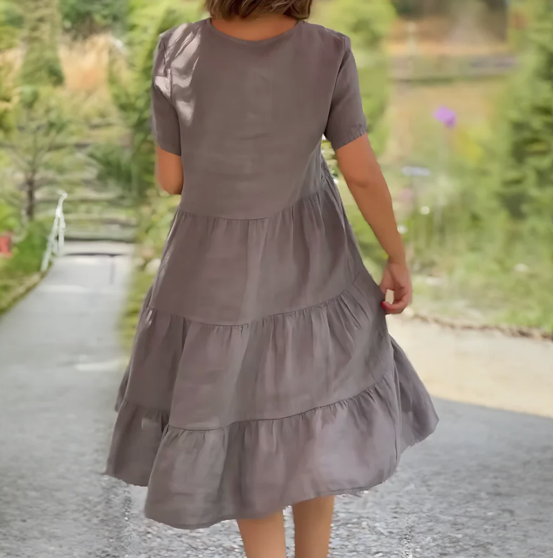 Robe ample pour femmes coupe trapèze confortable pour un usage quotidien