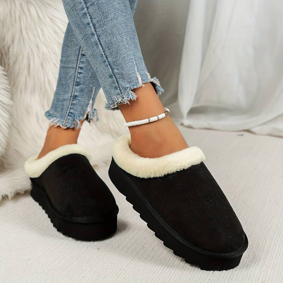 Chaussons Femme Douillets en Polaire, Faciles à Enfiler