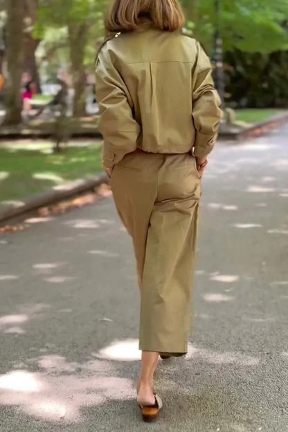 Ensemble cargo ample pour femme chic