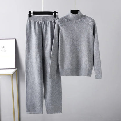 Ensemble deux pièces Lounge en tricot torsadé
