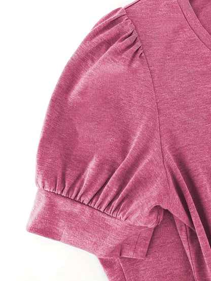 T-shirt Respirant En Coton À Manches En Pétales