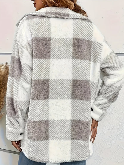Veste-chemise douce confortable et ample