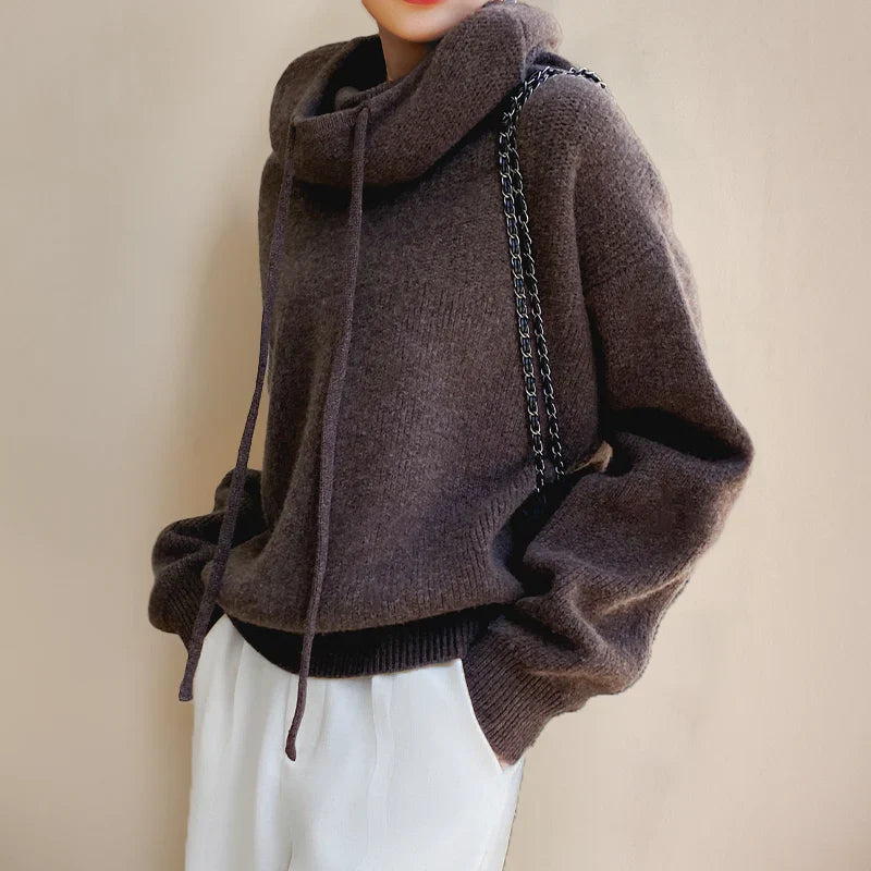 Agathe™ | Pull à Capuche Oversize En Laine