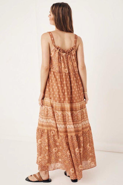 Pauline Laurent® | Robe maxi plissée