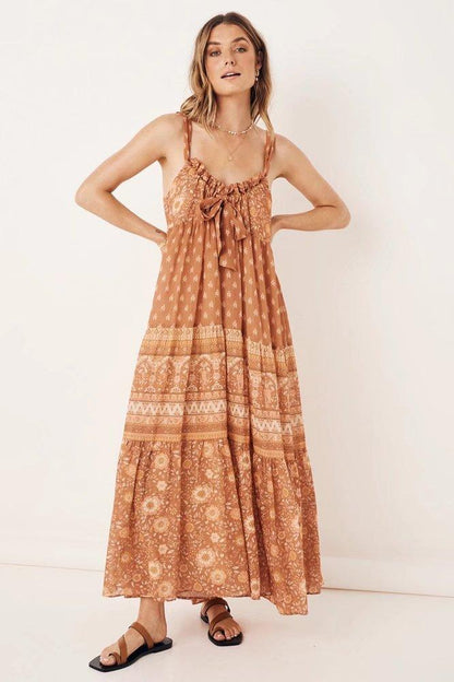 Pauline Laurent® | Robe maxi plissée