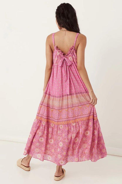Pauline Laurent® | Robe maxi plissée