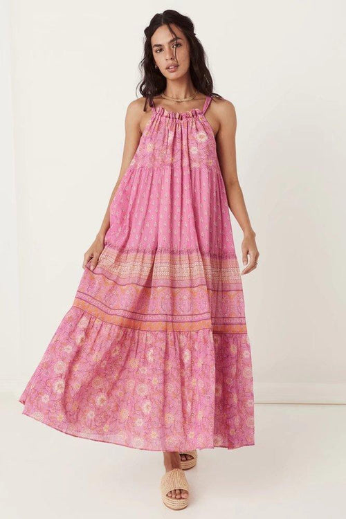 Pauline Laurent® | Robe maxi plissée