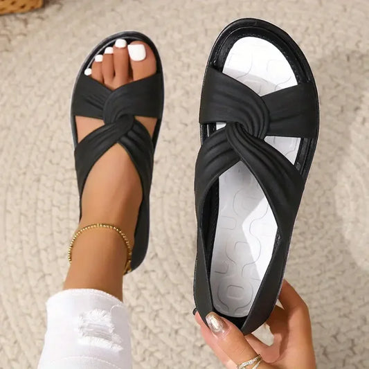 Florinda™ - Sandales confortables à nœud papillon pour femmes
