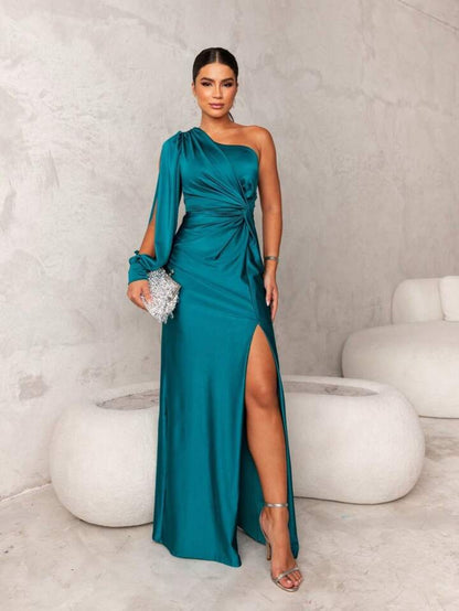 Robe de soirée élégante sans manches pour femmes
