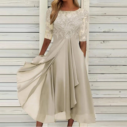 ZIA - ROBE EN DENTELLE DÉLICATE