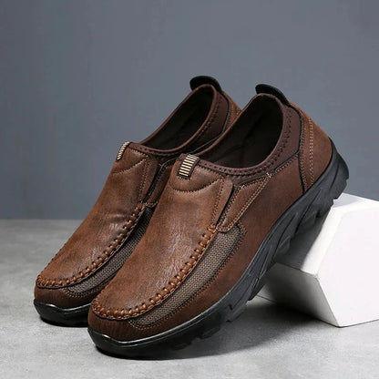 Mocassins en cuir antidérapants stylés pour hommes