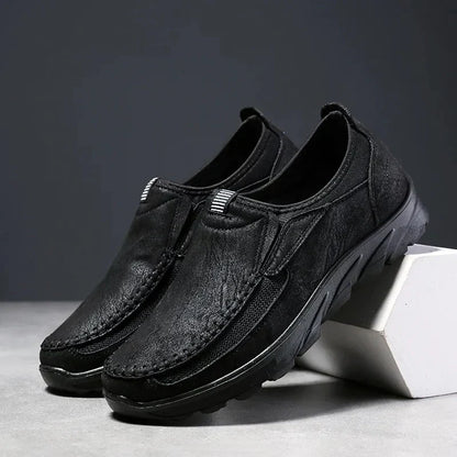 Mocassins en cuir antidérapants stylés pour hommes