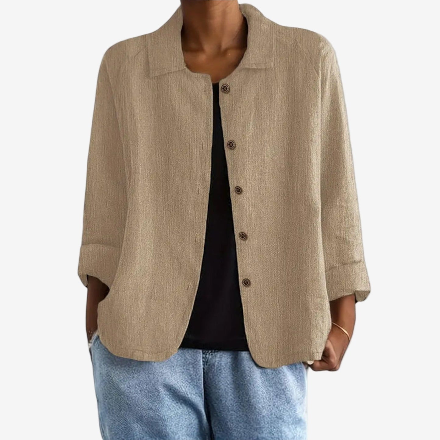 Miré™ Veste en Lin Mélangé