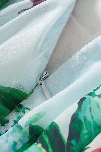Pauline Laurent® | Robe maxi imprimée à bretelles
