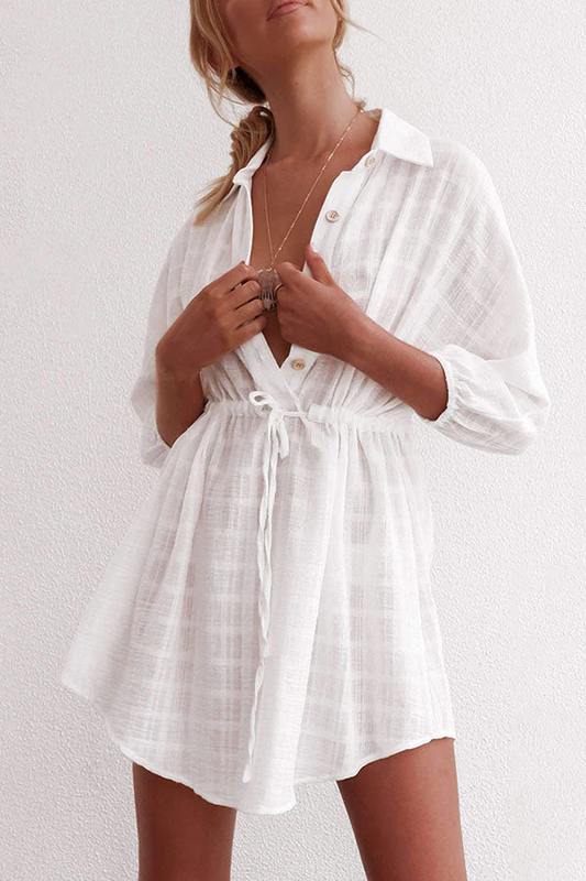 Single Breasted Chapel Train Sexy Hot Holiday Beach Dress (Robe de plage à une seule bretelle)