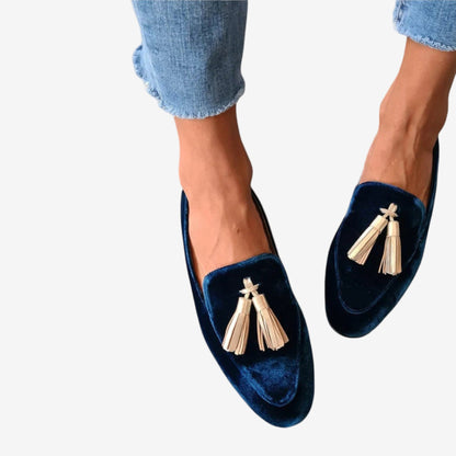 Quinnlyn™ Mocassins Chic En Velours