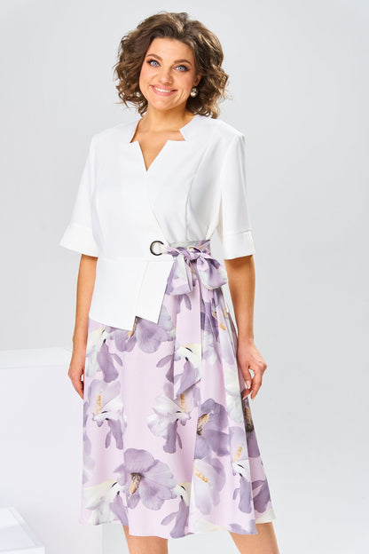 Adelisa™ - Robe en Coton et Soie de Haute Qualité pour une Élégance Naturelle