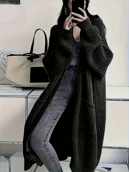 Cardigan en maille ceinturé confortable pour femmes