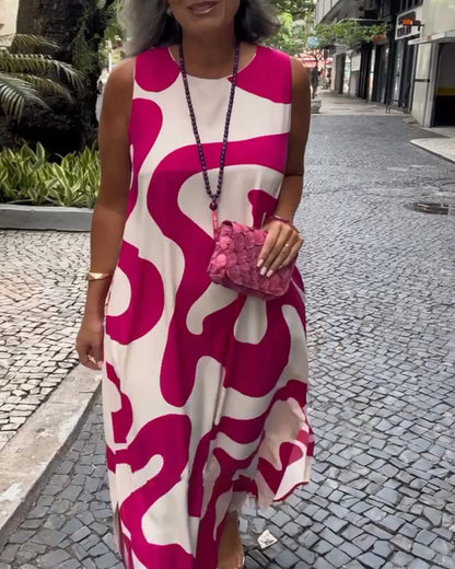 Marbi™ | Robe A-Line Élégante en Coton
