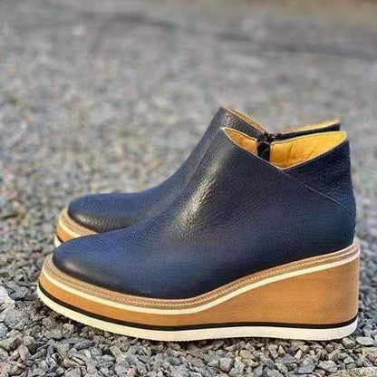 Bottes en cuir chics à la cheville pour un style quotidien