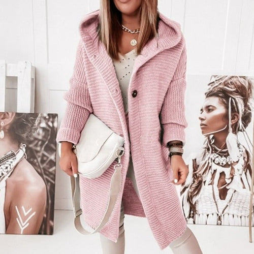 Cardigan en grosse maille confortable