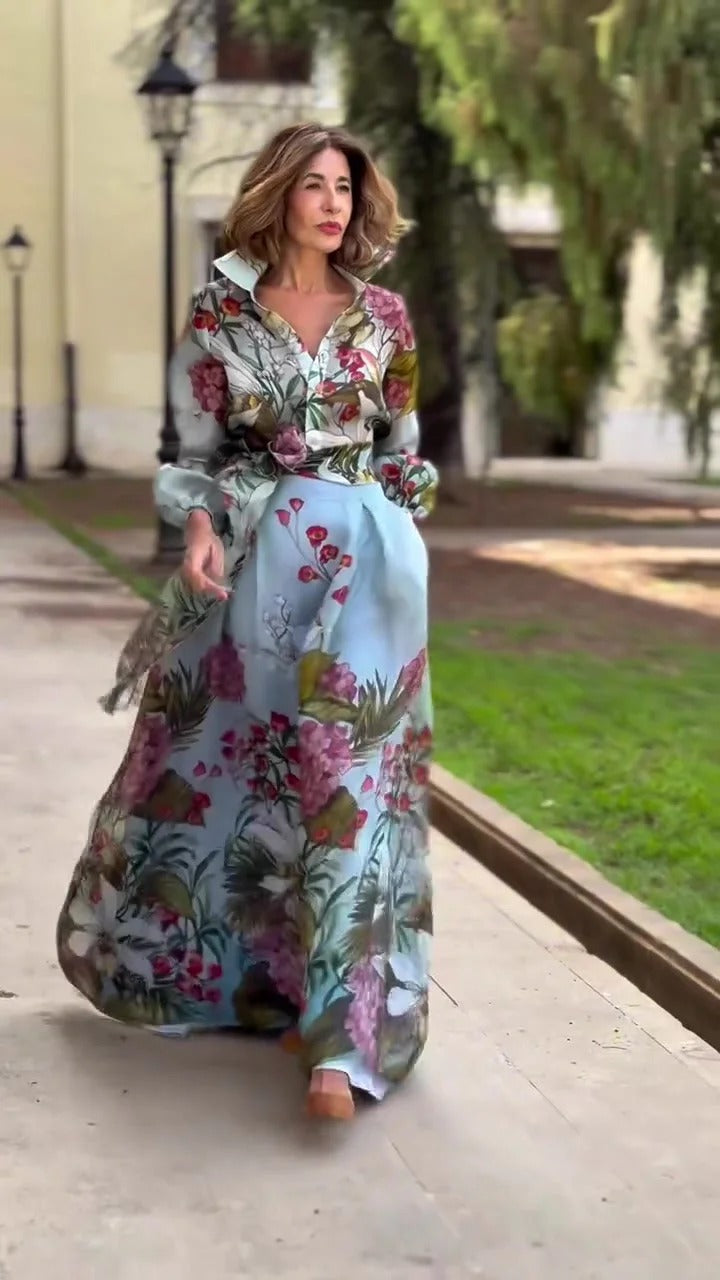 Combinaison floral unique pour femme élégante