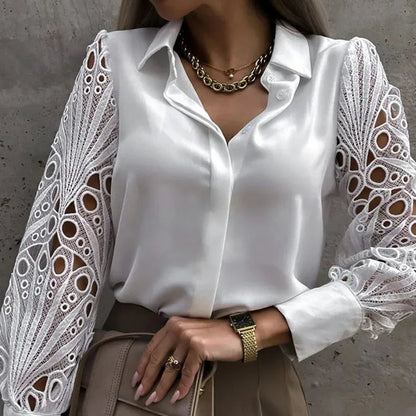 Alice Leroy I blouse blanche satinée
