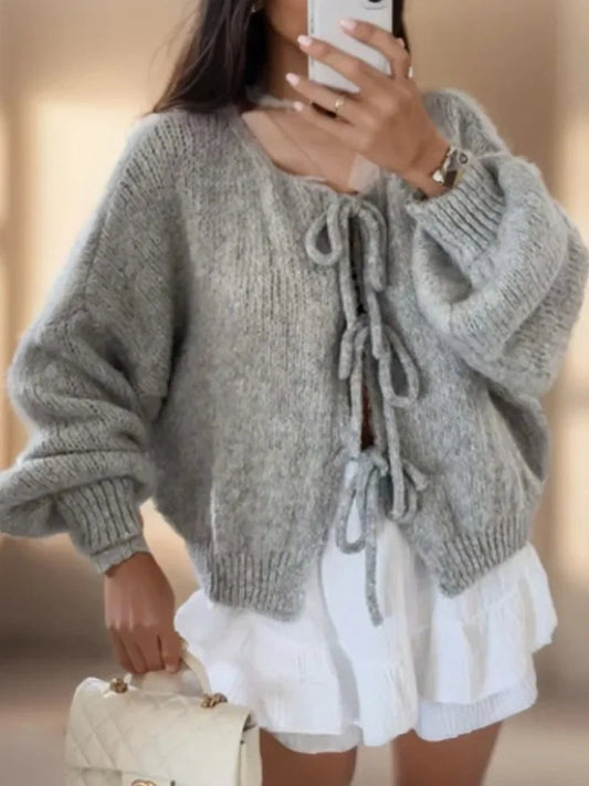 Cardigan en maille douce et confortable pour un confort décontracté au quotidien