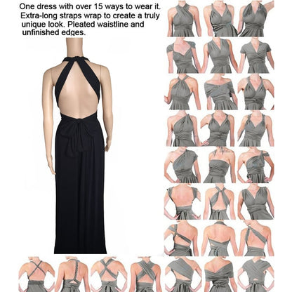Robe convertible 15 en 1 avec plusieurs options de style