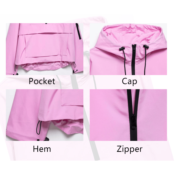 Veste imperméable 3-en-1 pour femmes pour aventures en plein air