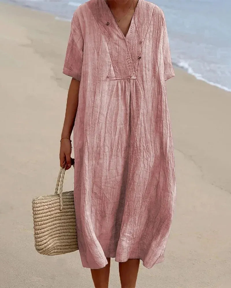 Tunique d'été élégante pour femme en tissu respirant - Confort et style