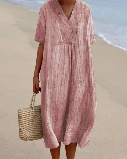 Tunique d'été élégante pour femme en tissu respirant - Confort et style